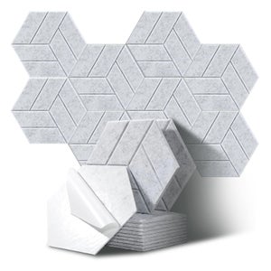 AMENGJ Panneau Acoustique Lot De 12 Panneaux Acoustiques Auto Adhésifs Insonorisants Insonorisante