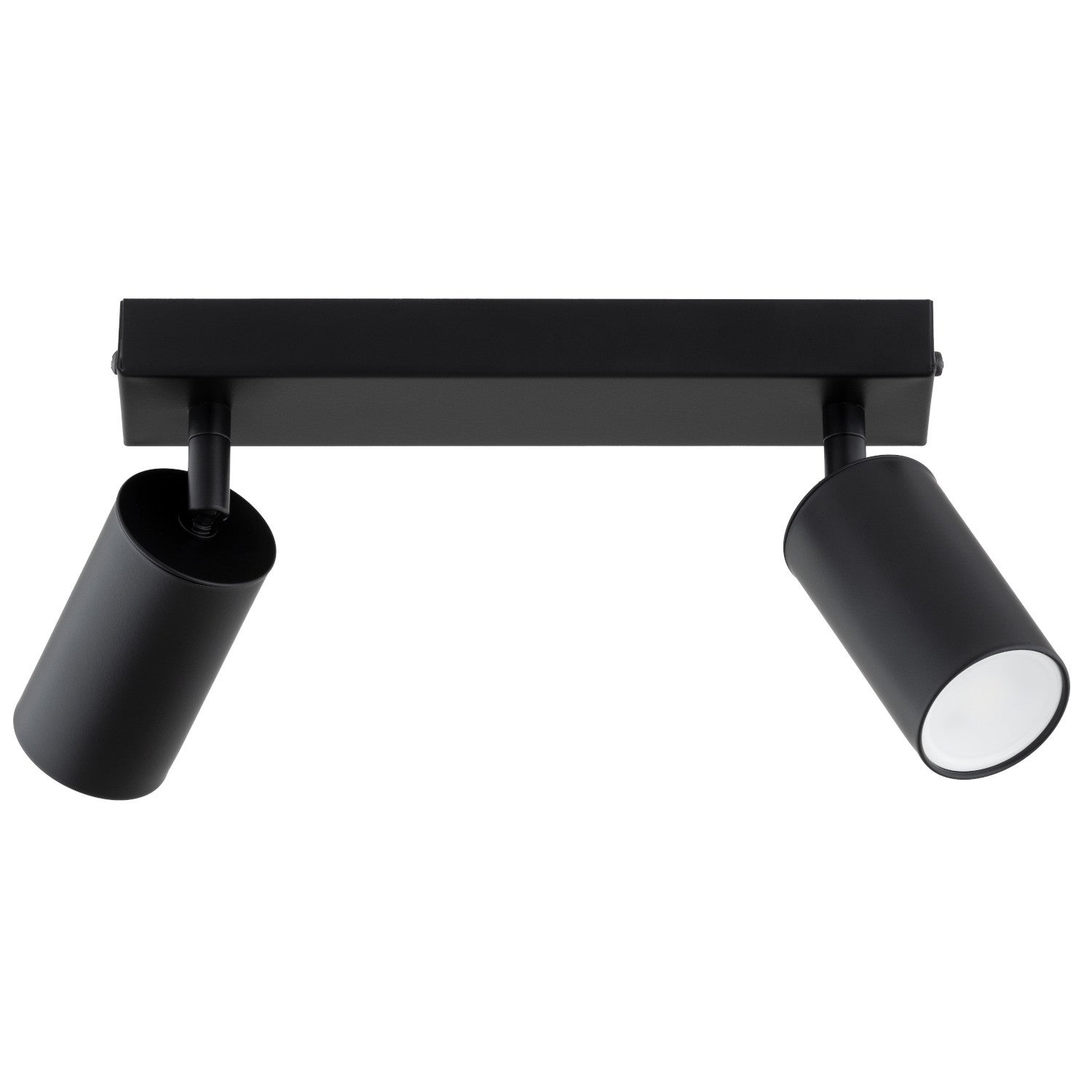 Reflektor sufitowy spot natynkowy Atlet listwa czarny 2xGU10x10W wym: 16 x 25 x 6 cm metal Alfa