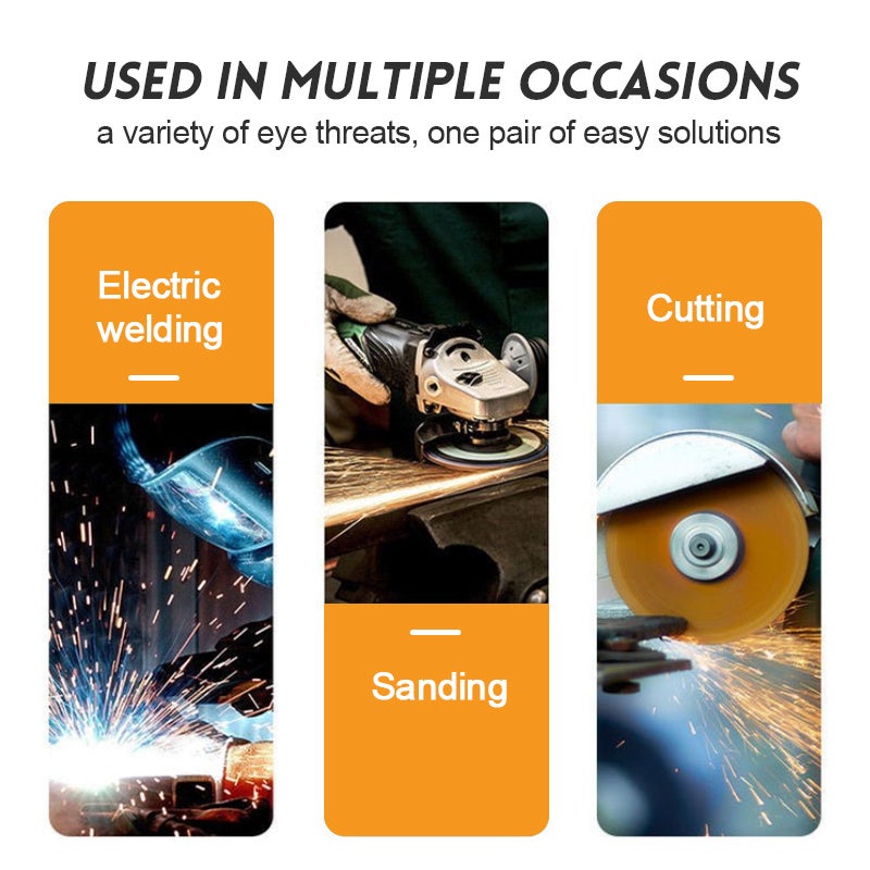 Máquina de soldar com escurecimento automático, 2 peças, óculos especiais, capacete, olhos, equipamento de soldador, ferramentas - 4