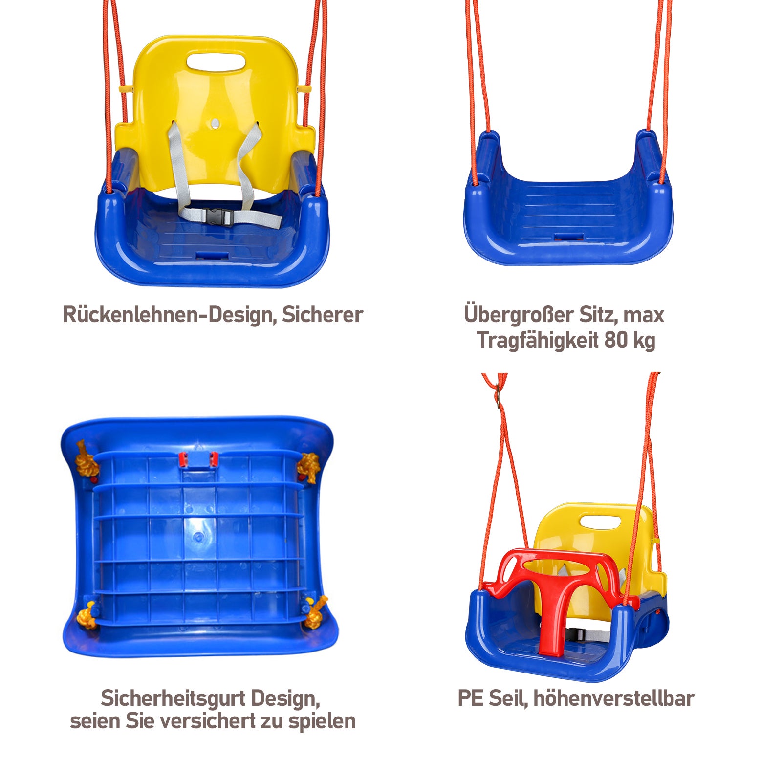 Cuscino Altalena Moon Cuscino A Dondolo Moon Per Altalene Cocoon - Morbido, Impermeabile, Per Interni Ed Esterni Tessuto Resistente UV