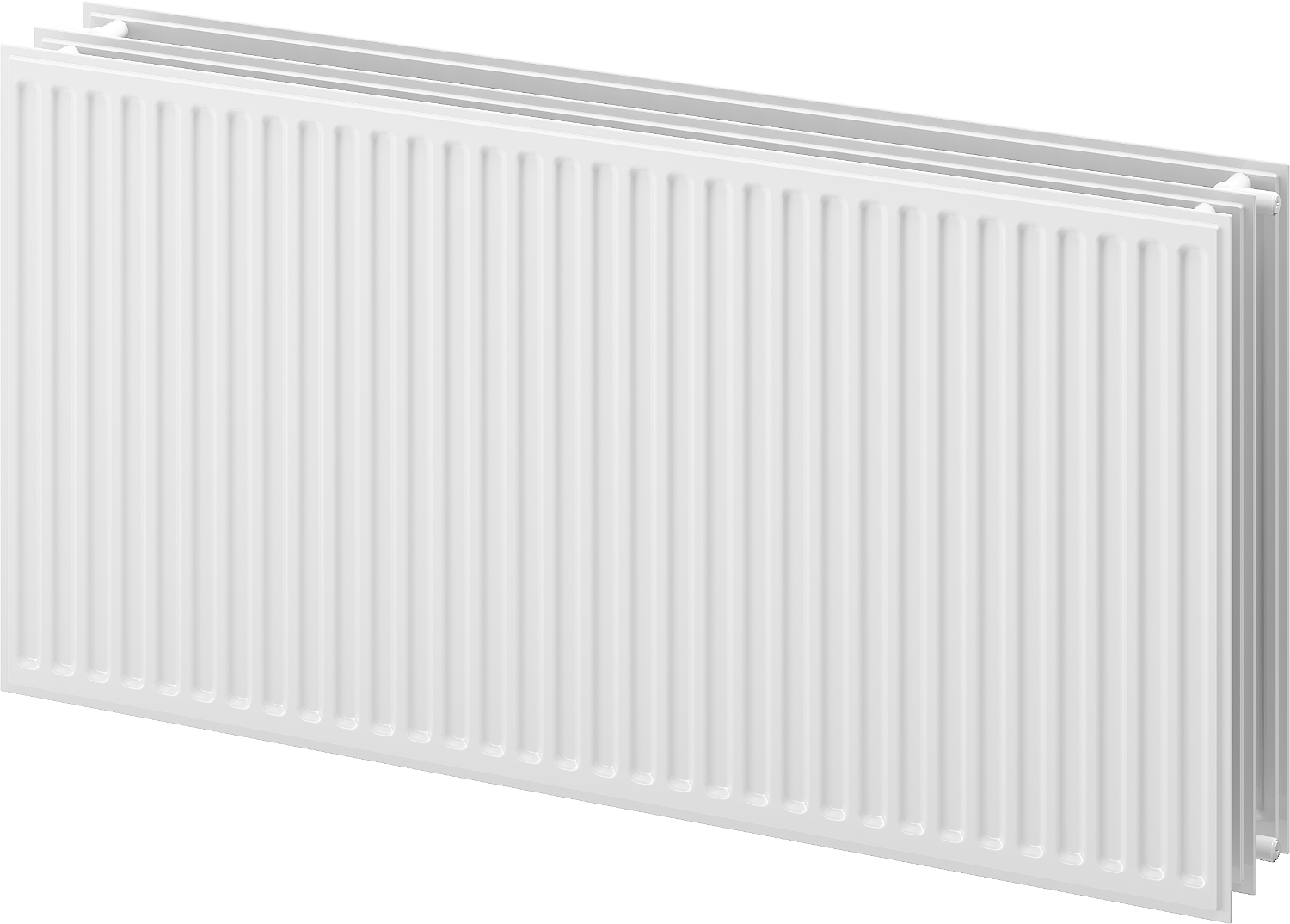 Radiateur à eau chaude / en tôle d'acier / contemporain / à basse