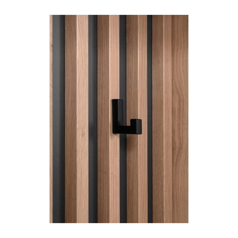 Vestiaire avec miroir - MEDAN 42B - Anthracite / Chene artisan - 122 x 190 x 37 cm - 3