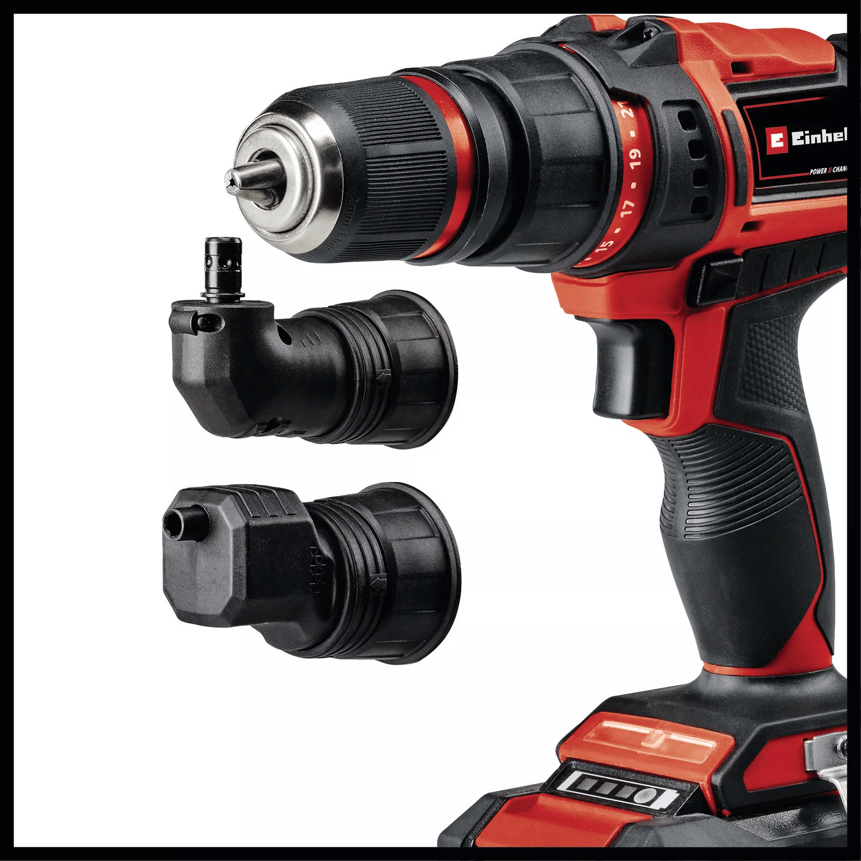 Furadeira/parafusadeira sem fio TE-CD 18/45 + 2 baterias de 2,0 Ah + 22 acessórios - torque máximo 45 Nm - 4