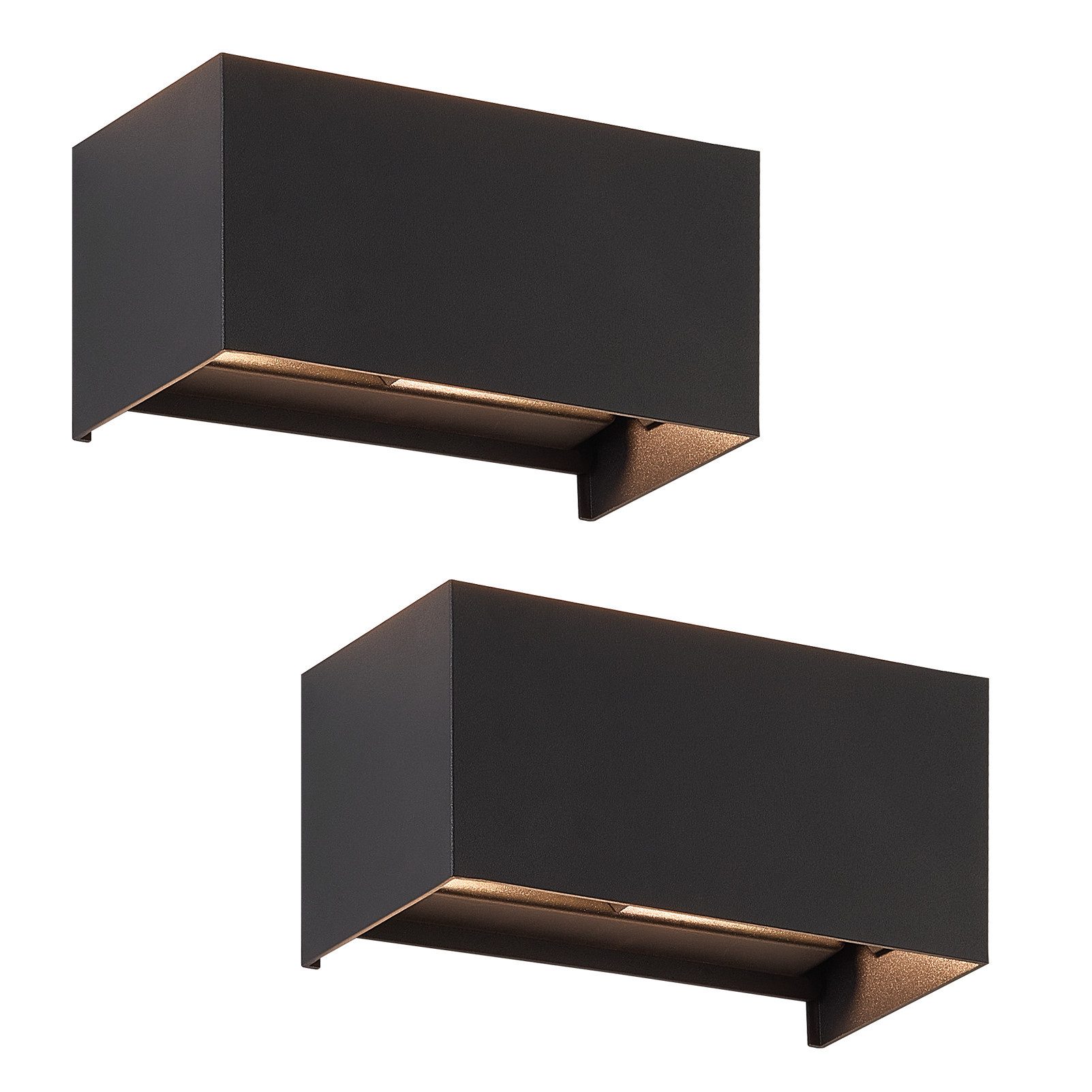 ZMH Oświetlenie ścienne wewnętrzne LED - Ciepła biel G9 Oświetlenie ścienne zewnętrzne IP65