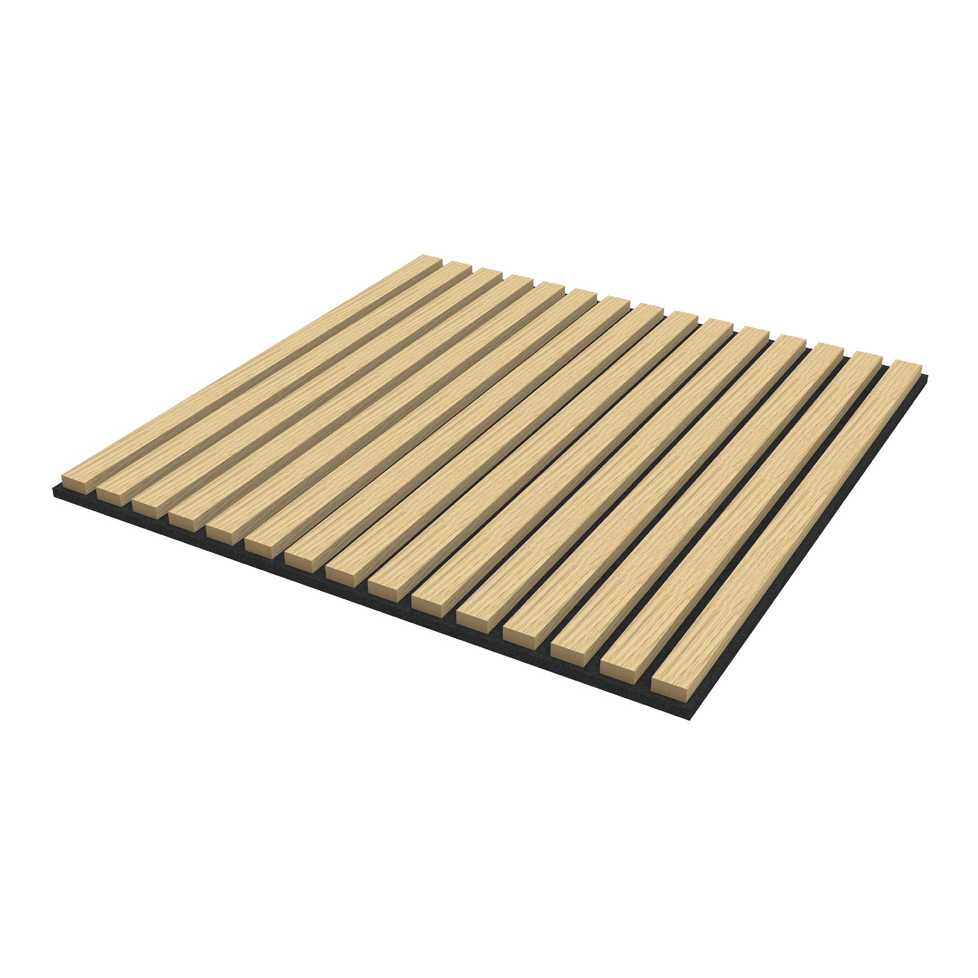 Conjunto de 4 painéis acústicos 3D Vang com lâminas lineares 1,44 m² Carvalho [NEU.HOLZ] - 4