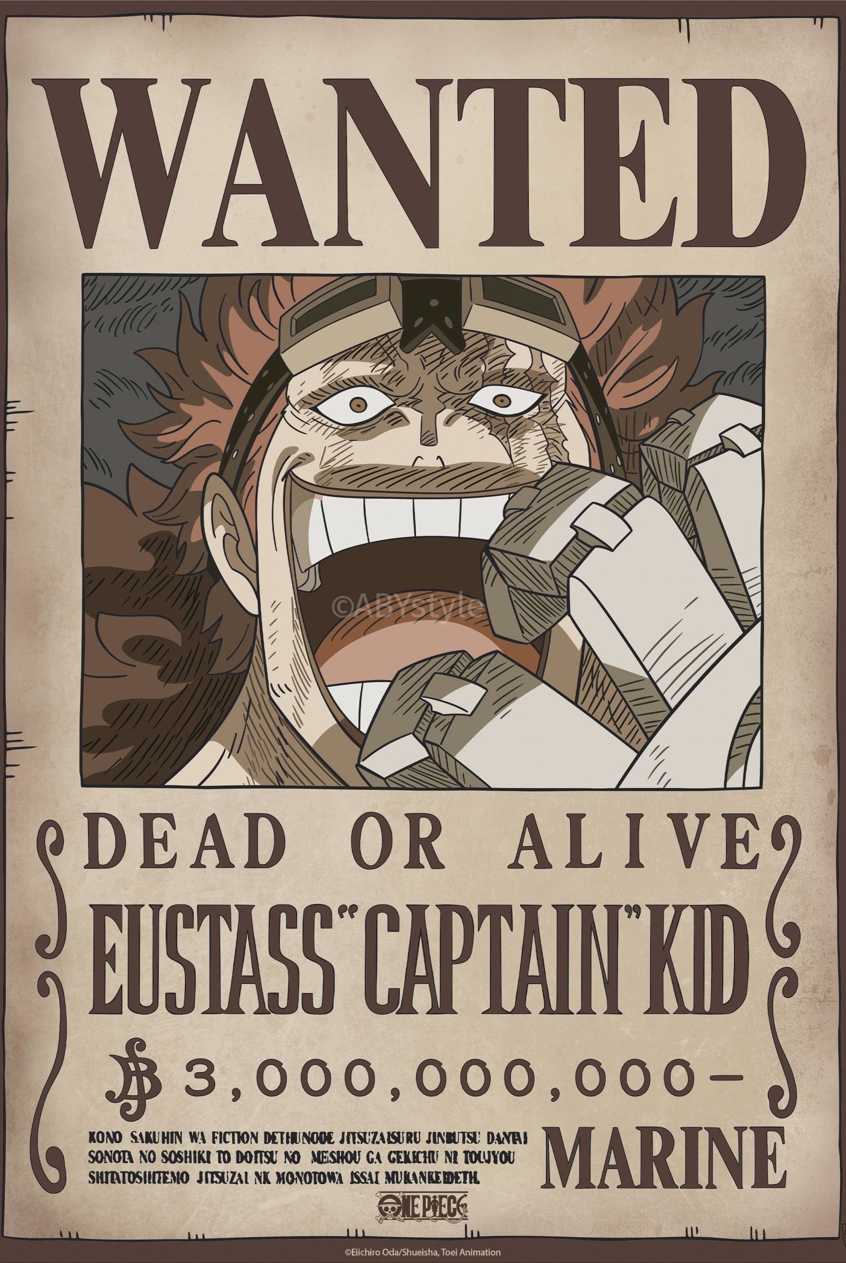 Poster gb eye chibi one piece wanted kid wano | Leroy Merlin
