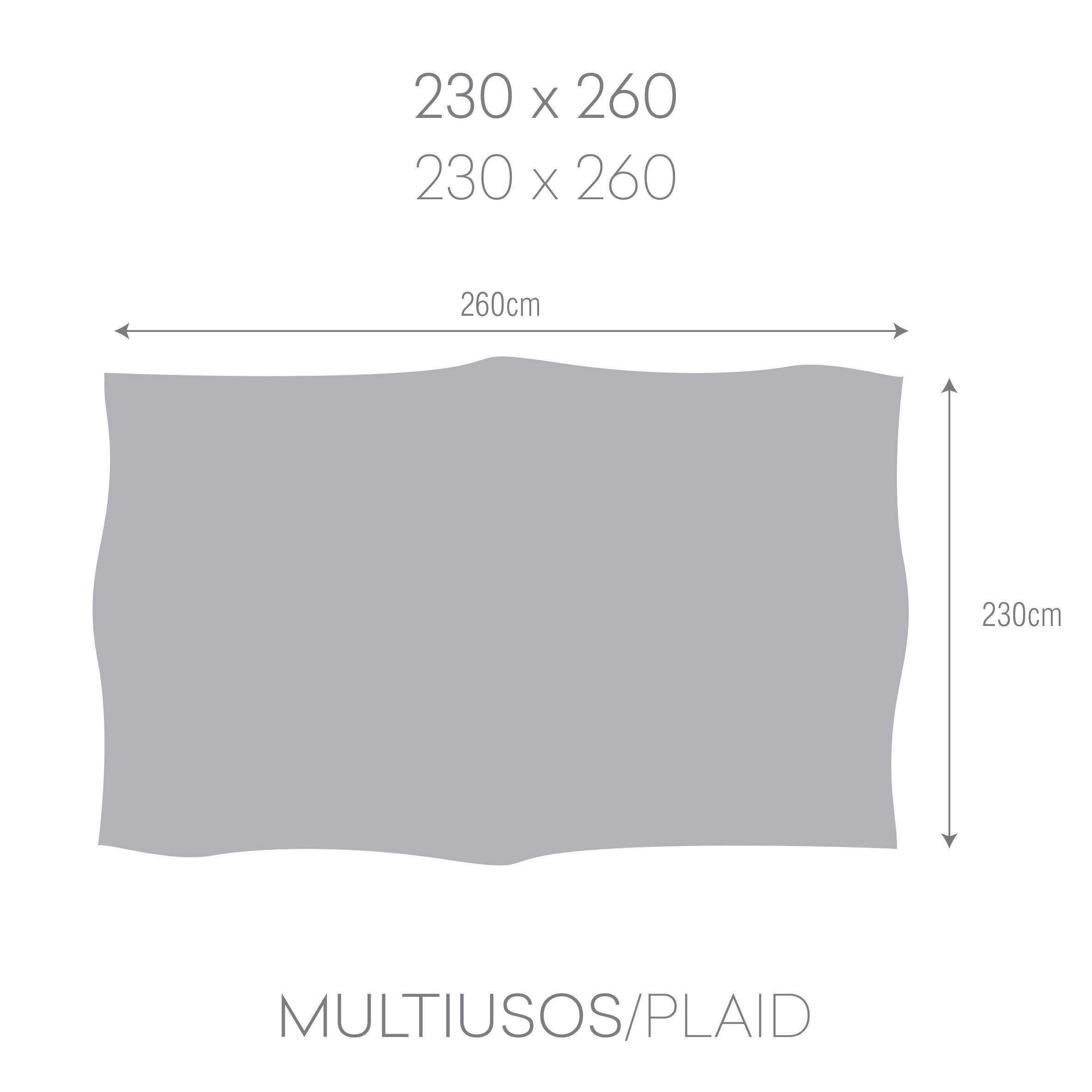 Plaid Espiga 230 * 260 Beige - 4