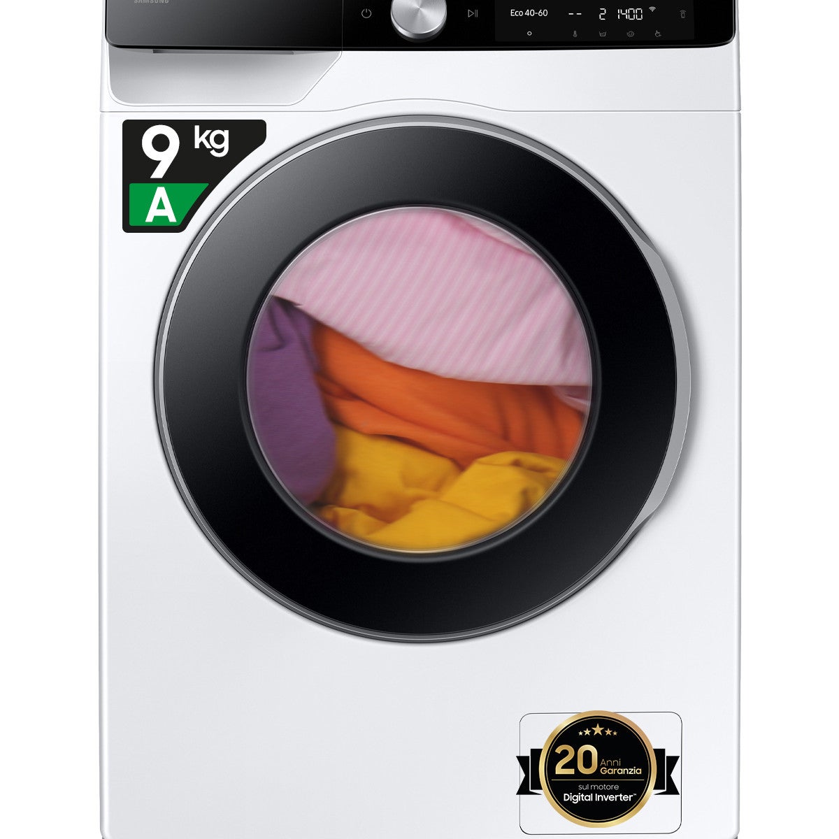 Samsung Ww90dg6g94lku3 Lavadora Carga Frontal 9 Kg 1400 Rpm Blanco , Leroy Merlin