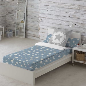 Degrees Home - COLLEZIONE - Lenzuolo con angoli 150 x 200 x 33 - Regolabile - Microfibra di poliestere garzata - Bianco