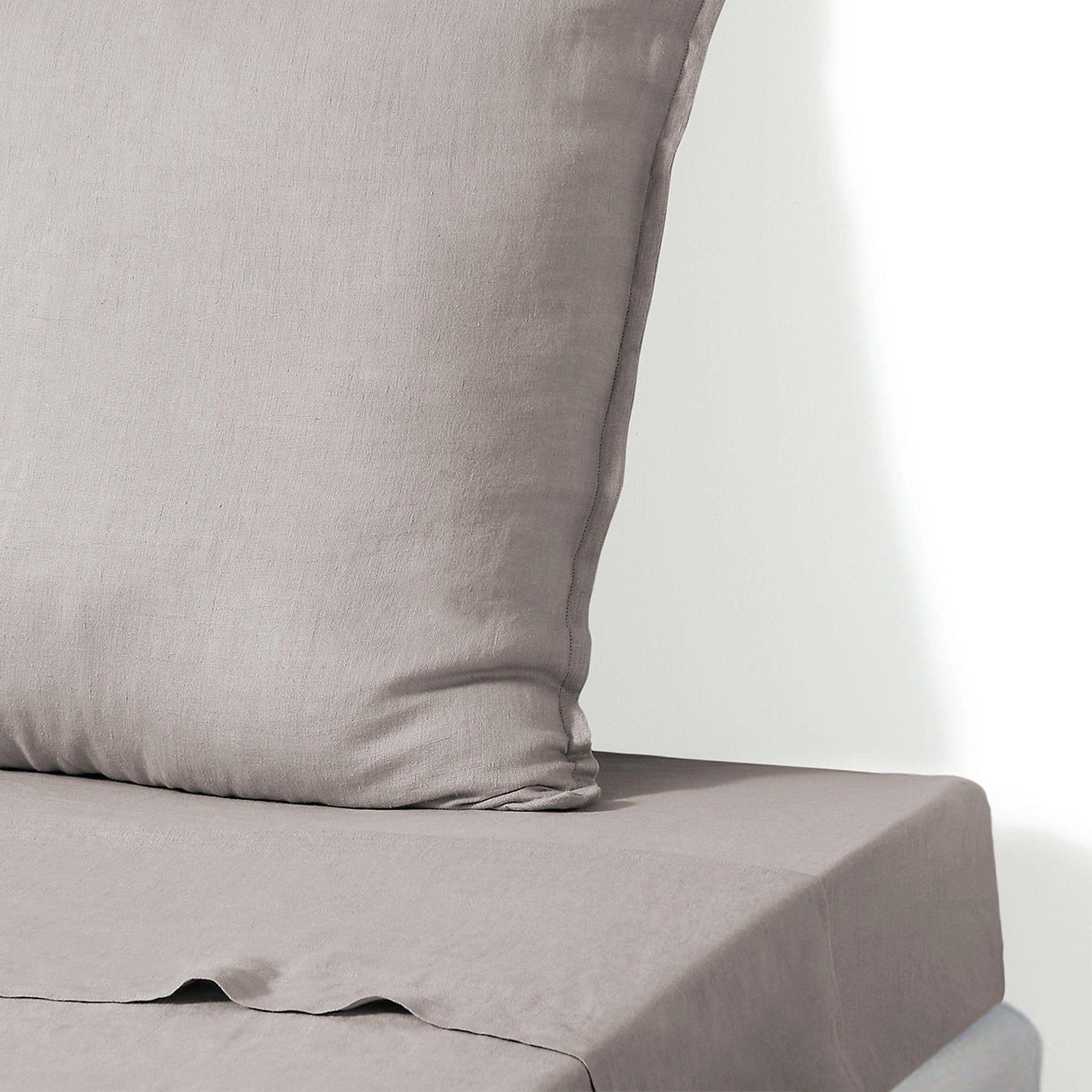 Drap plat lin lavé collection Soline - Blanc - - 81.32 Drap plat lin lavé collection Soline - Blanc - - 81.32