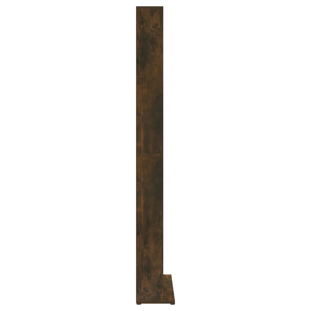 Estante para CD em contraplacado de carvalho fumado 102x23x177,5 cm – ComfortXL - 4