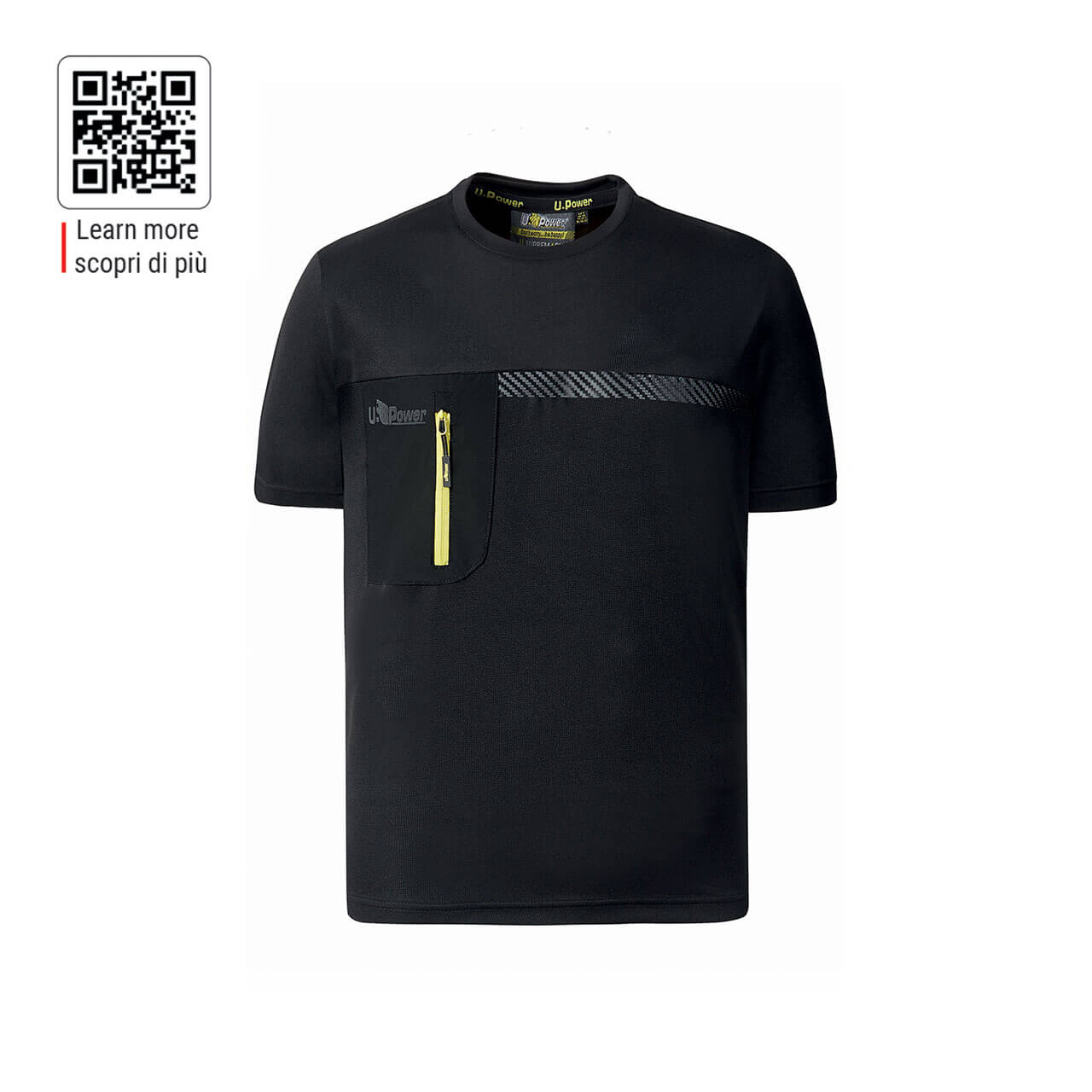 Tee-Shirt de travail CHRISTAL Black Carbon | FU248BC - Upower - 4
