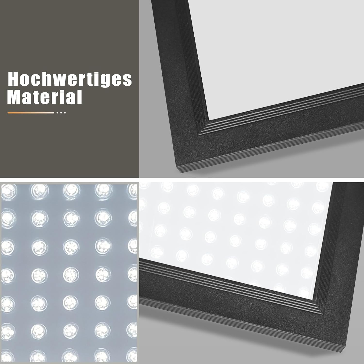 Plafoniera LED NETTLIFE 120x30 - Pannello da soffitto dimmerabile, lampada a luce diurna lunga, scrivania piatta con telecomando, 40W - 3