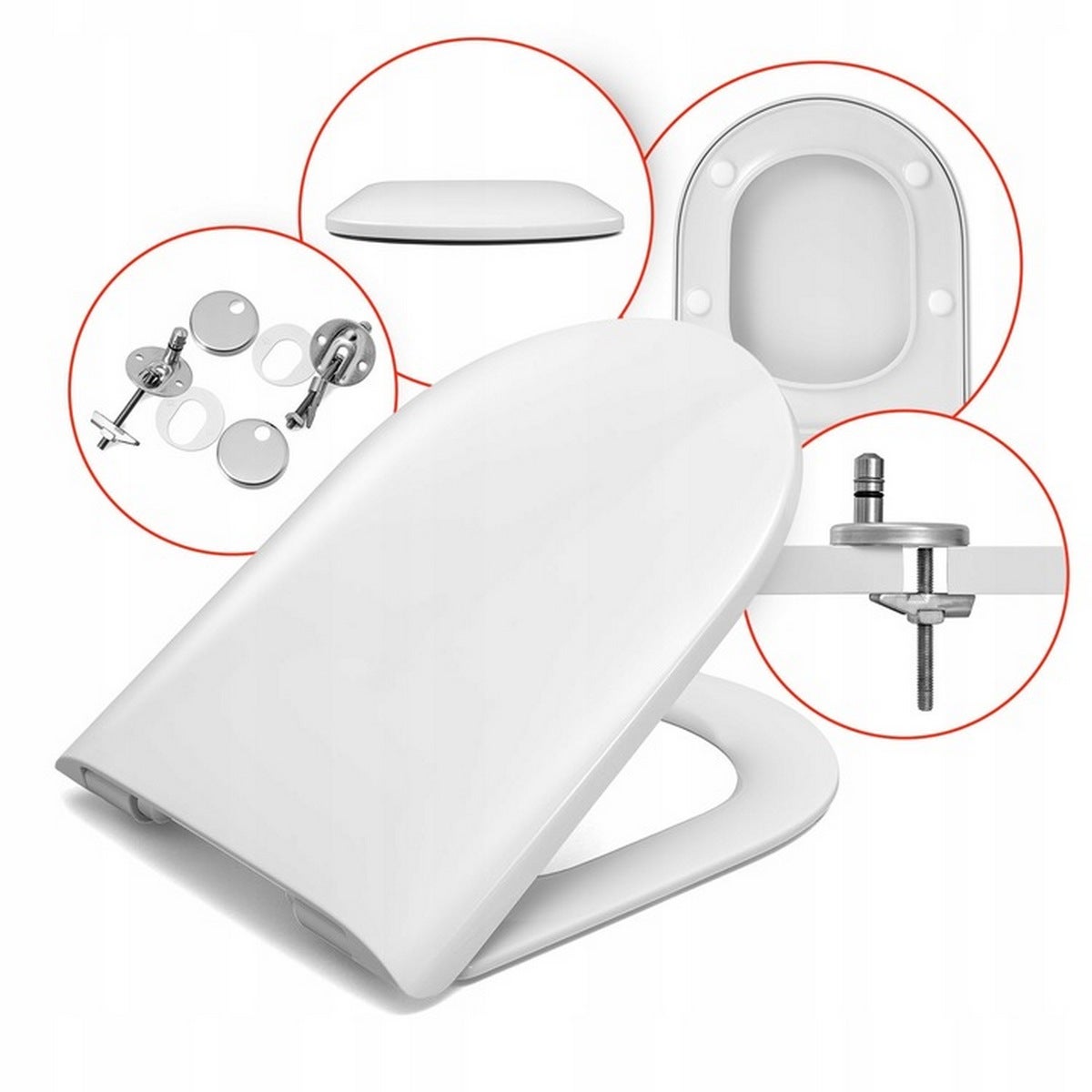 Deska sedesowa wc do CERSANIT IRYDA wolnoopadająca PREMIUM wypinana wc