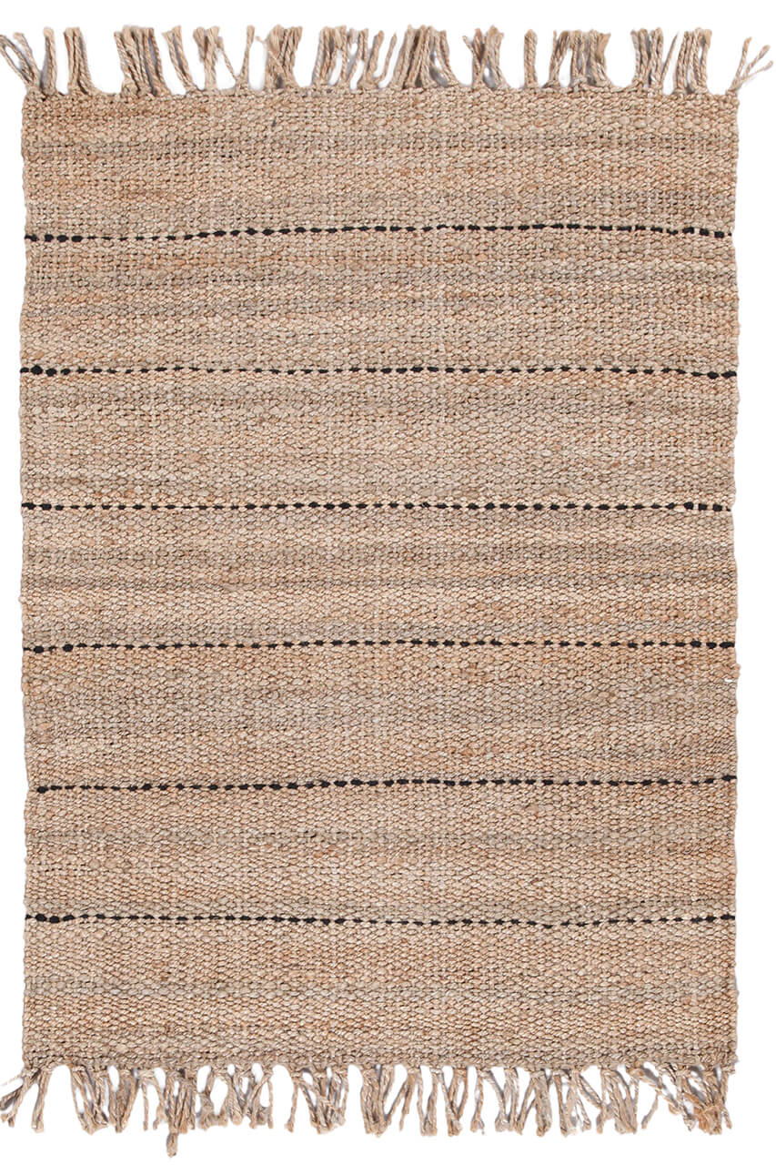 Dywan jutowy Maya w kolorze żółtym / złotym, dł. 120 x szer. 60 cm ((Galleriafarah1970)