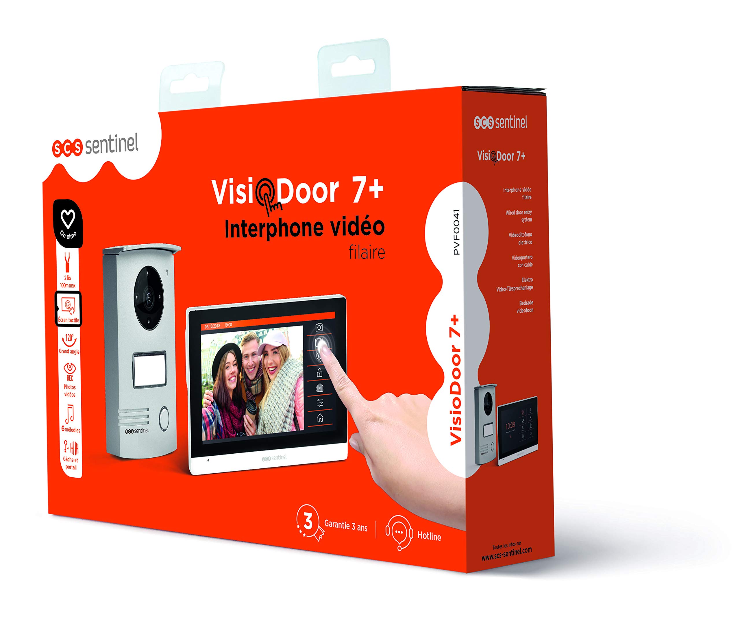SCS SENTINEL - Visiophone filaire - Ecran 7 pouces - VisioDoor 7+ - 5