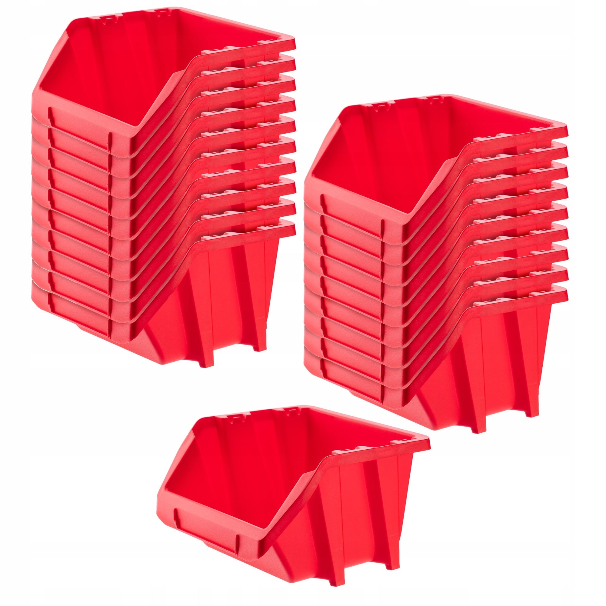 KUWETY WARSZTATOWE POJEMNIKI MAGAZYNOWE ZESTAW 20szt KUWET KUWETA 144x118mm