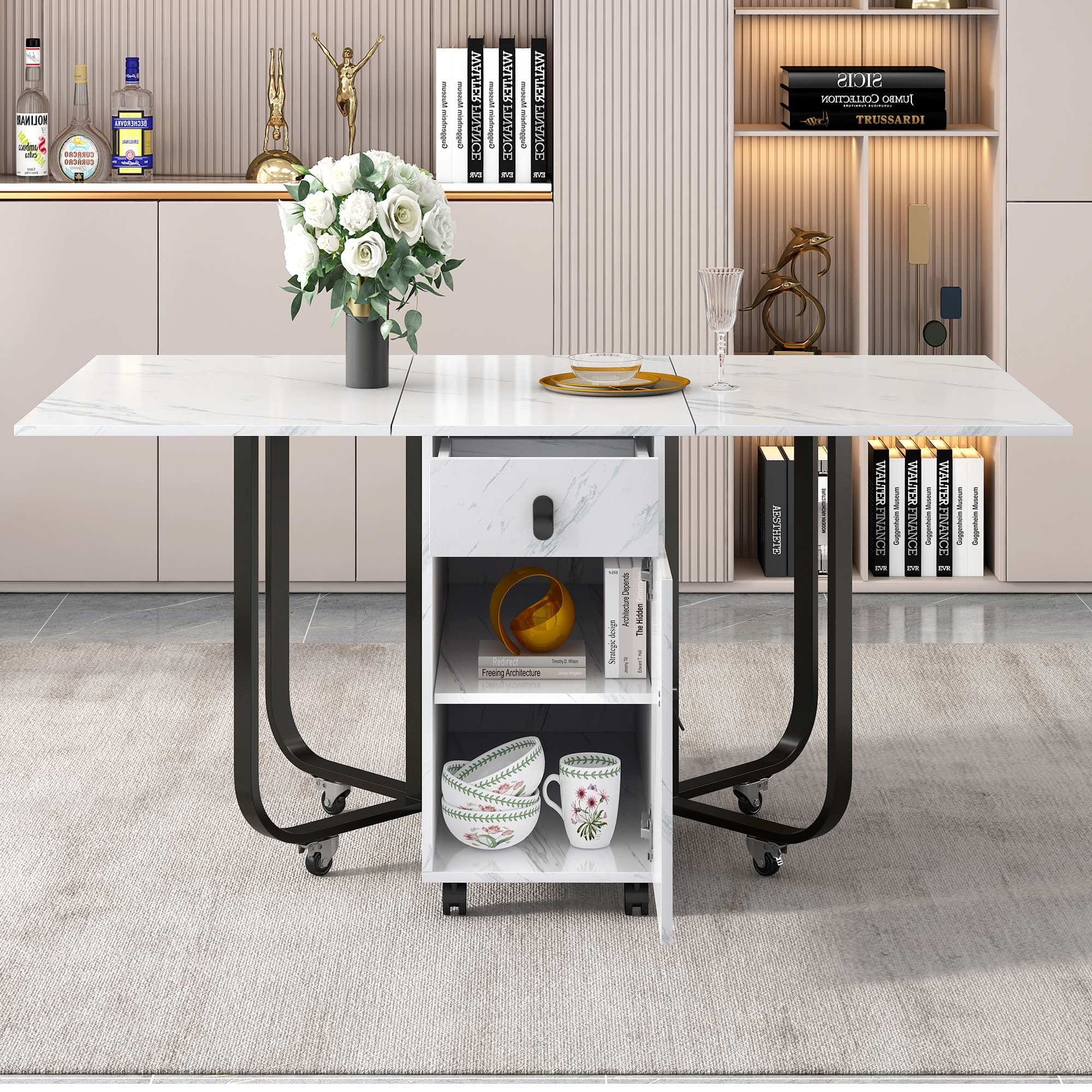 Set da pranzo 150×80×76 cm Tavolo pieghevole, sedie in velluto