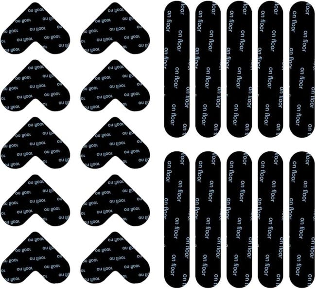 GlasFlength Tapis Anti Derapant, 8 PCS Autocollant Antidérapant Vacuum Tech Anti Glisse pour Cuisine Chambre Salon Salle De Bain (Blanc GlasFlength Tapis Anti Derapant, 8 PCS Autocollant Antidérapant Vacuum Tech Anti Glisse pour Cuisine Chambre Salon Salle De Bain (Blanc