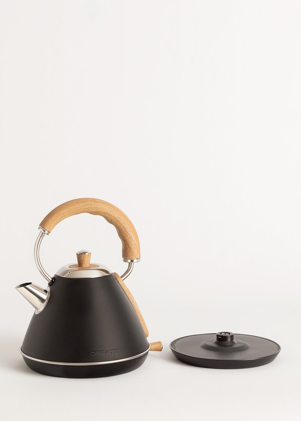 CREATE - Pack grille-pain TOAST RETRO + bouilloire KETTLE RETRO - Noir - 5