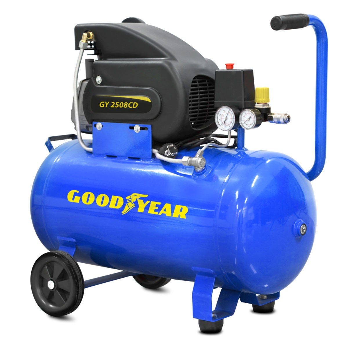 Compresseur d'air Silencieux 50 Litres 8 bar 2CV 1.5KW 115 PSI GOODYEAR — free download