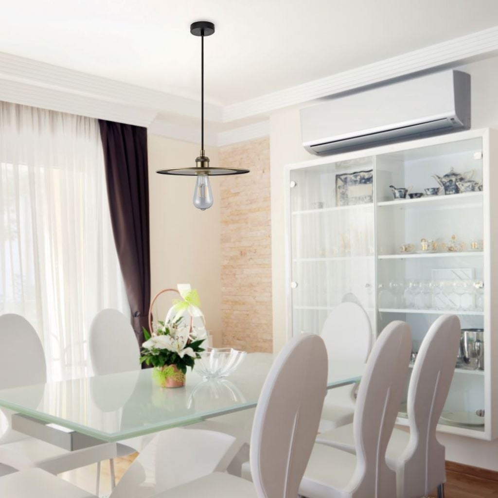 Żyrandol metalowy LED z uchwytem na żarówkę E27 (maks. 60 W) w kolorze różowego złota - 4