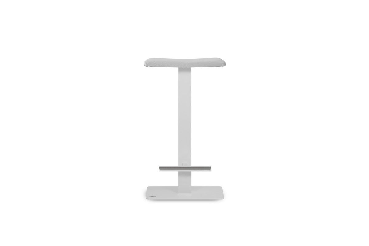 Portus|taburete 63 cm asiento blanco estructura blanco