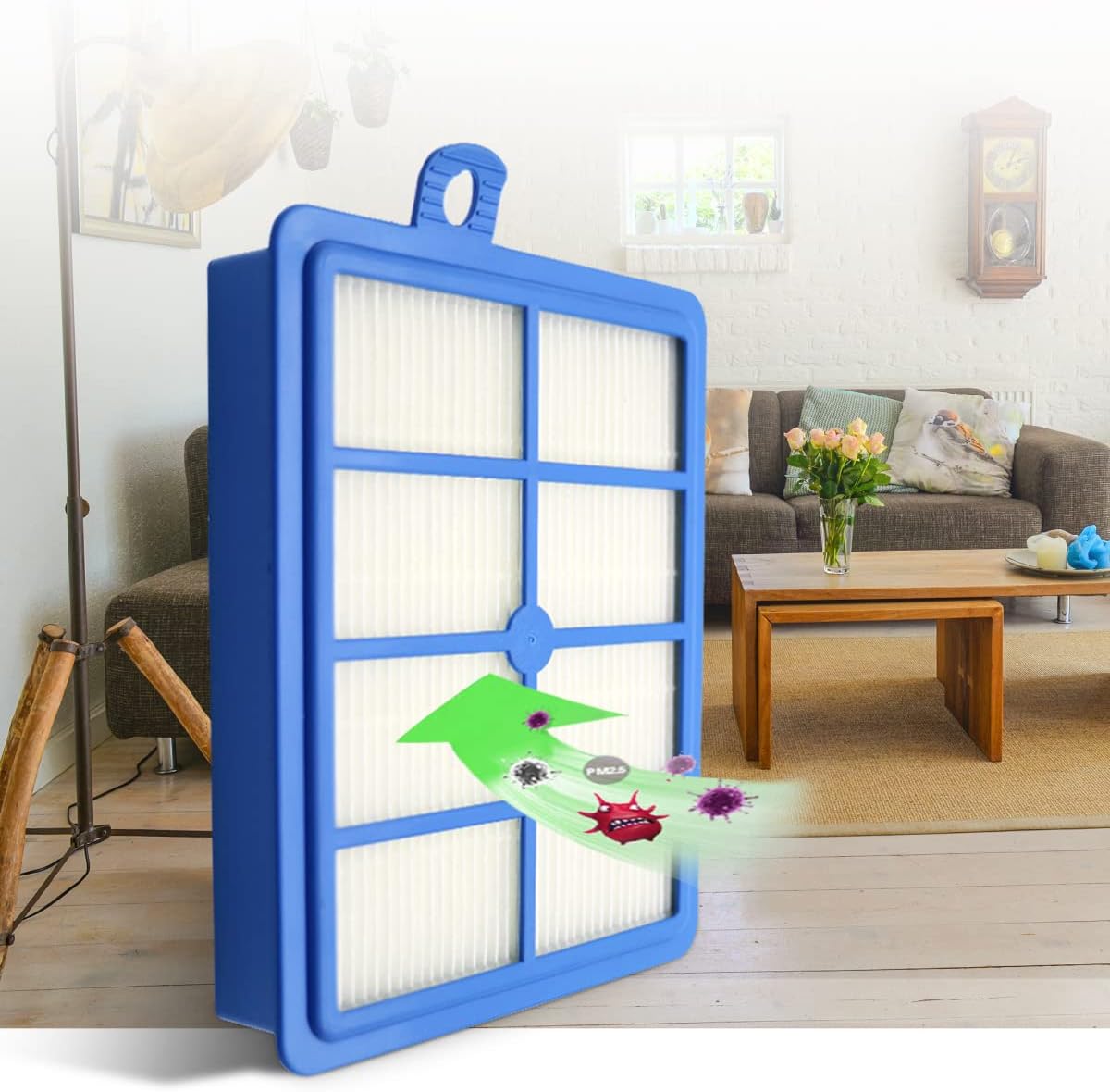 Lot de 2 Filtre Remplacement pour Aspirateur Electrolux PHILIPS - 7