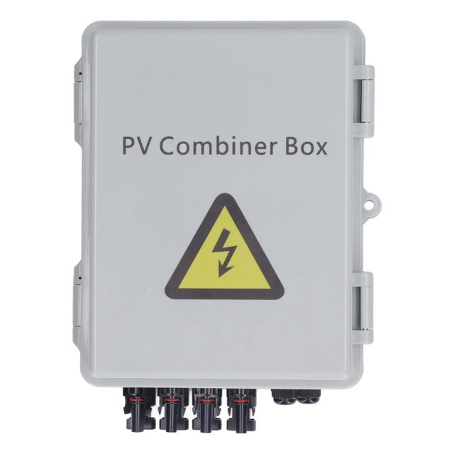 Scatola combinatrice solare in metallo Sistema di pannelli fotovoltaici multifunzionali a 4 stringhe IP65 impermeabile