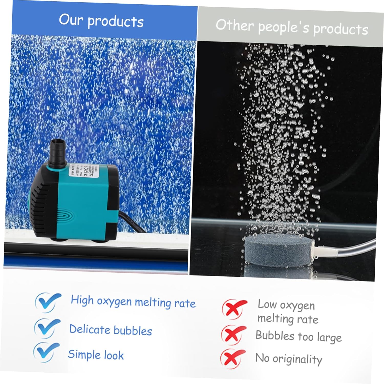 Pompa do akwarium, pompa do stawu, pompa zanurzeniowa, pompa wodna, pompa fontannowa (450 l/h, 6 W), HMAX 0,8 m