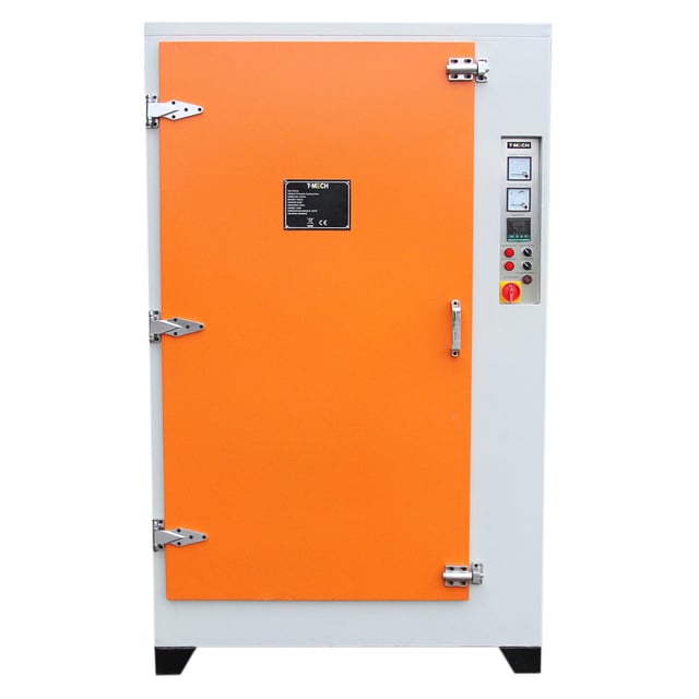Forno Elettrico Professionale T-Mech per Verniciatura a Polvere: 7.2KW, 250°C Max, 4 Ripiani, Dimensioni Interne