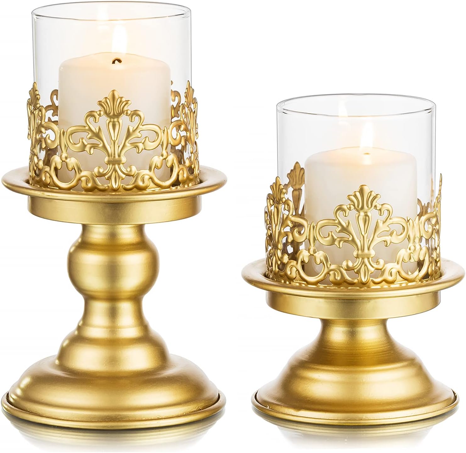 Lot de 12 photophores de Noël en verre mercure pour table, centres de table parfaits pour la maison, les fêtes, la décoration de Noël