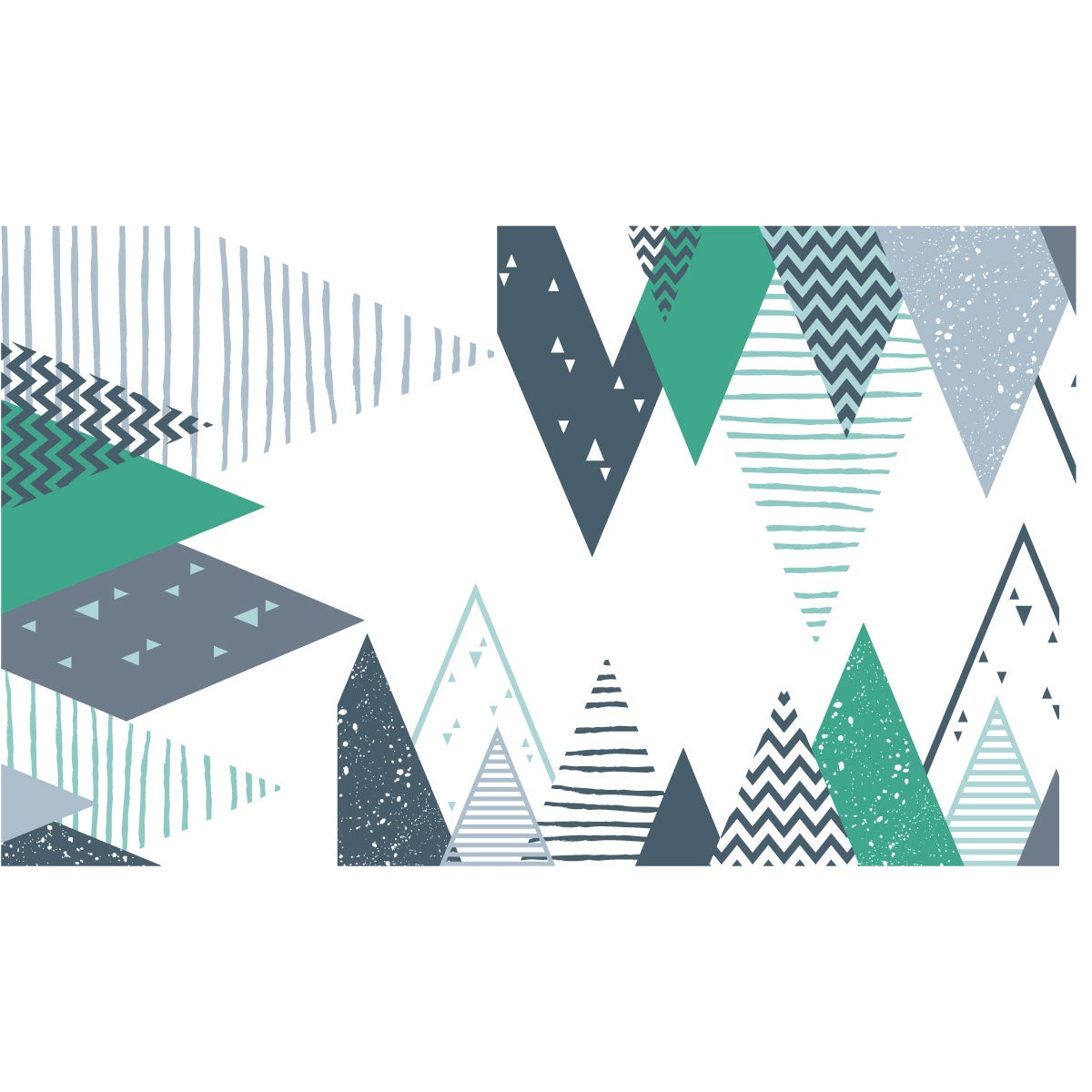 Adesivo bambino di montagna scandinavo zorka - Sticker adesivo - adesivi murali - 80x135cm - 4