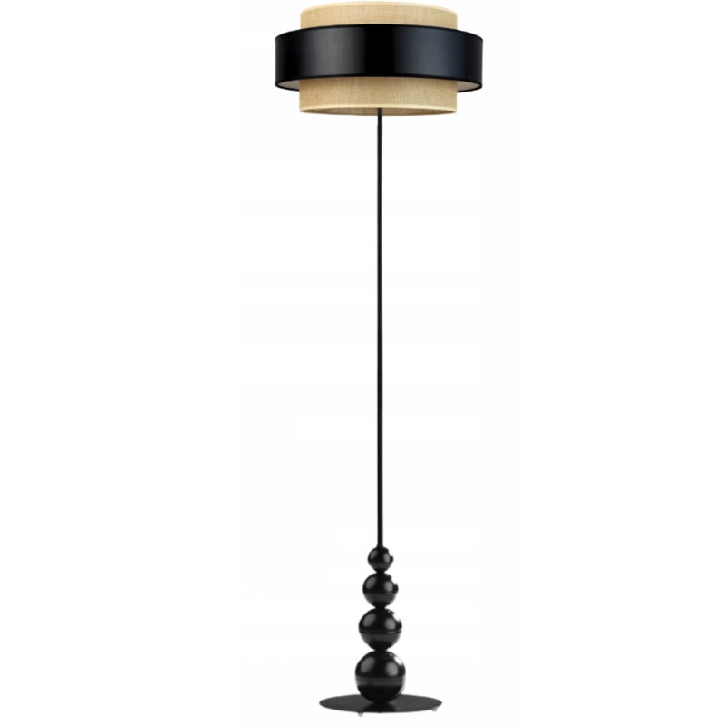 Lampa stojąca podłogowa z abażurem walec TENEZI