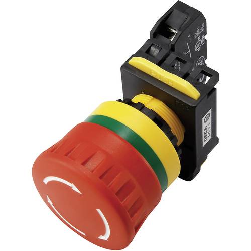 DECA A20B-V4E01R Arrêt durgence avec élément de contact 240 V/AC 6 A 1 NF (R) IP65 1 pc(s) Piece