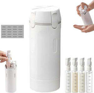 89 ml) Bottiglie da viaggio, 4 pezzi di bottiglie da viaggio in silicone a prova di perdite, contenitori per accessori da viaggio in aeroporto per | Leroy Merlin