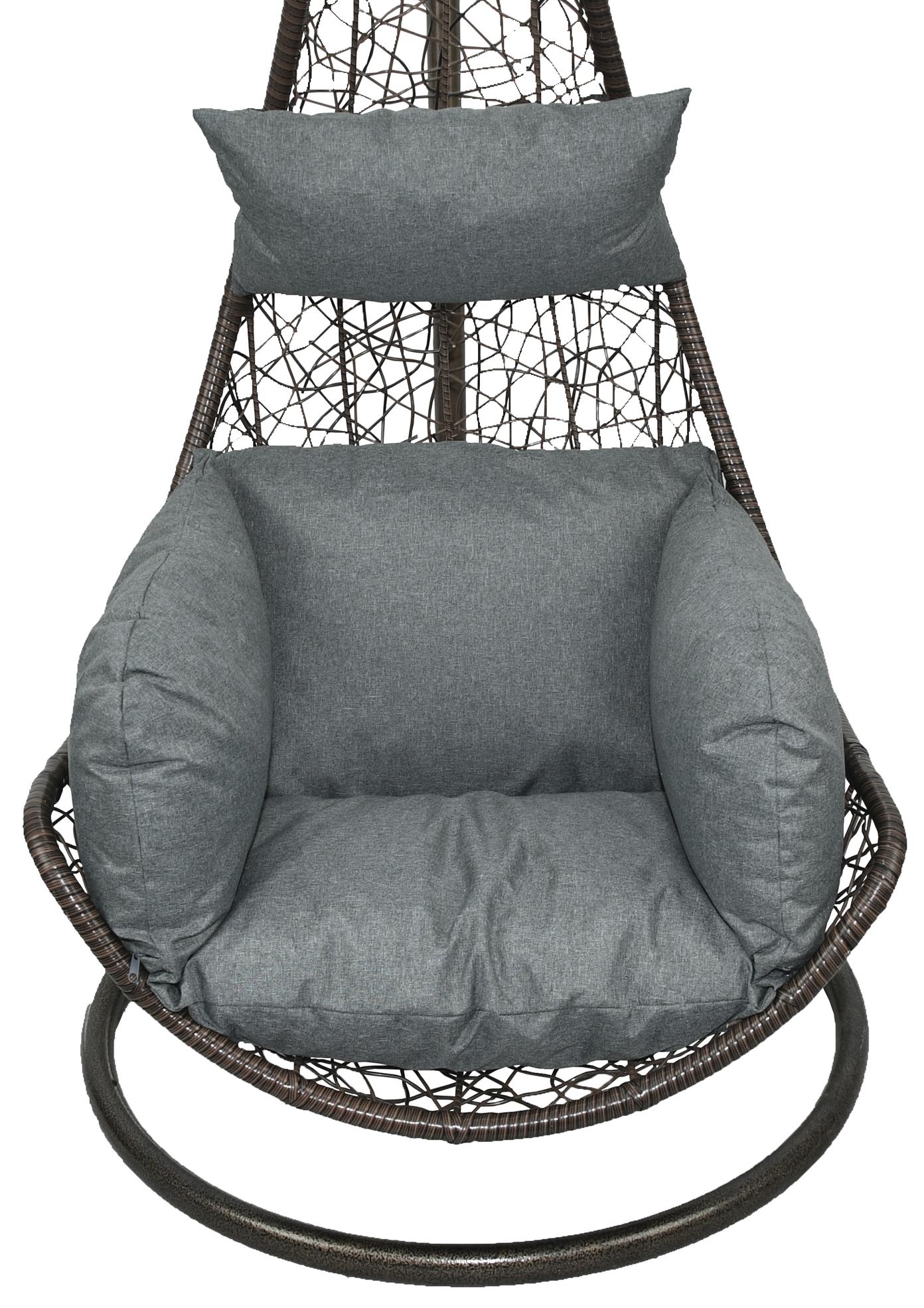 Poduszka na huśtawkę fotel wiszący AMPO ciemny szary 1 szt.