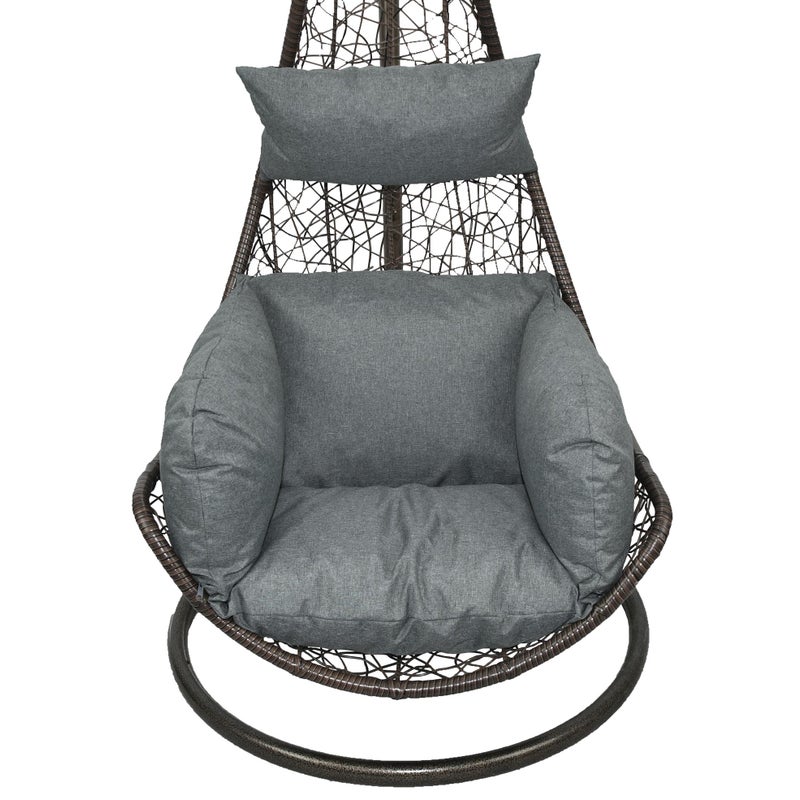 Poduszka na huśtawkę fotel wiszący AMPO ciemny szary 1 szt.