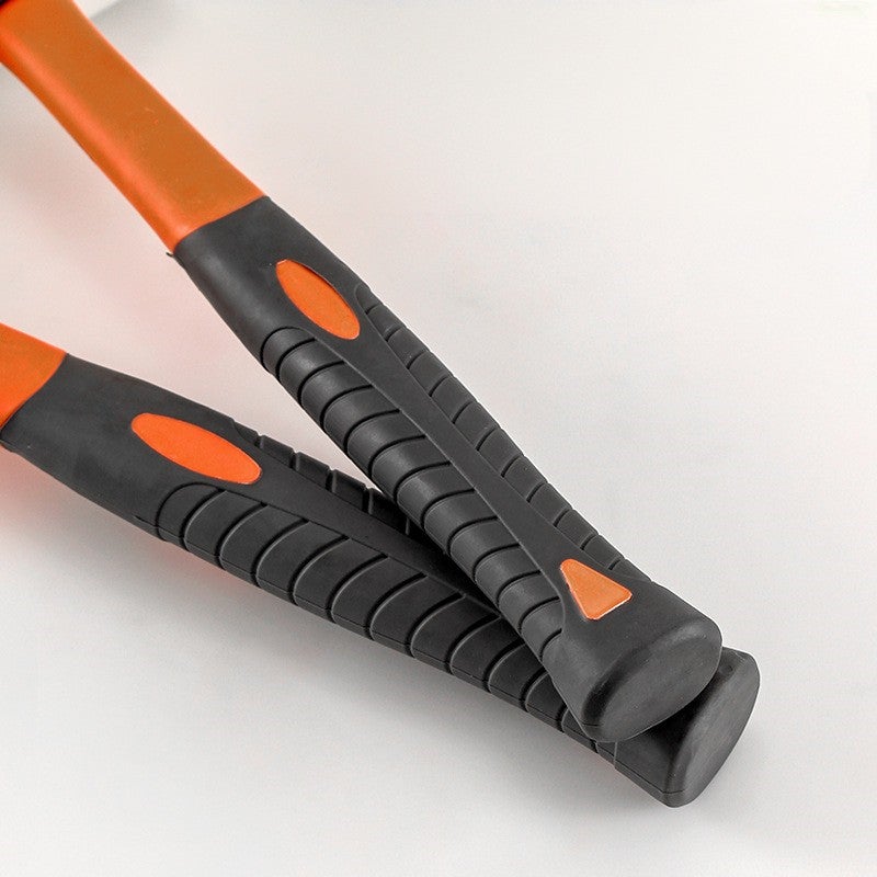 Marteau en caoutchouc avec poignée en plastique, Marteau pour travaux de finition, marteau pour pose de carrelage et parquet, 12 oz - 3