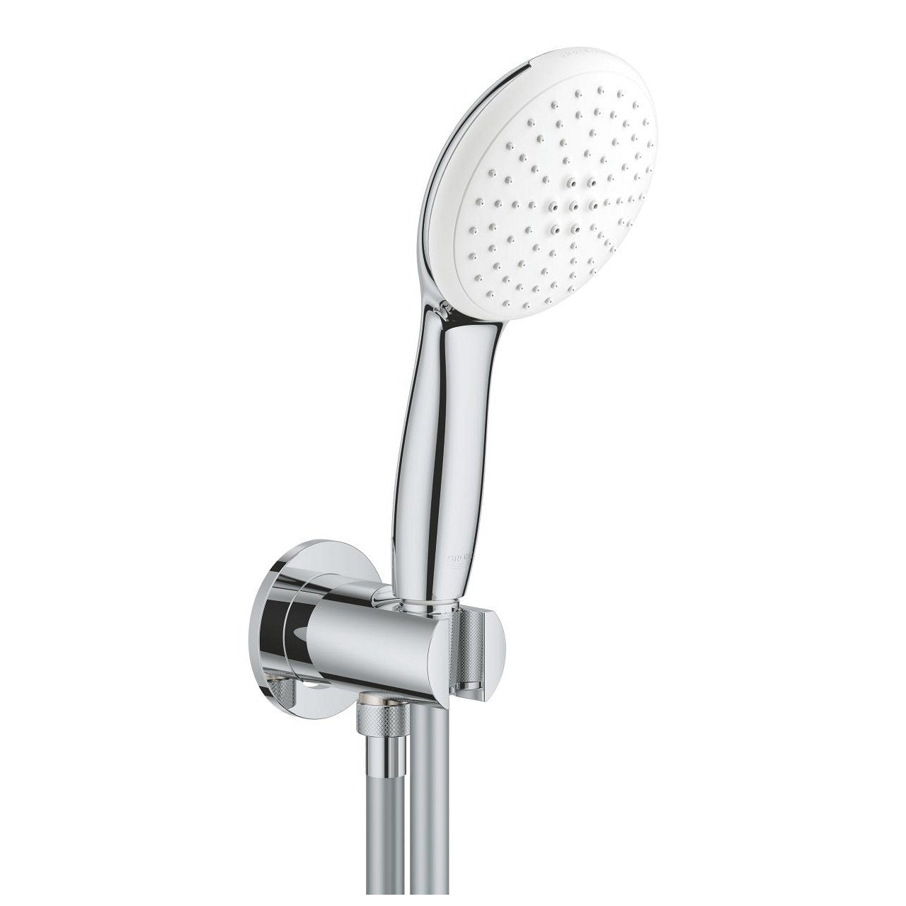Set para de dus Grohe 26406003, Para dus Tempesta 110, diametru 110 mm, 2 functii, montaj universal, crom