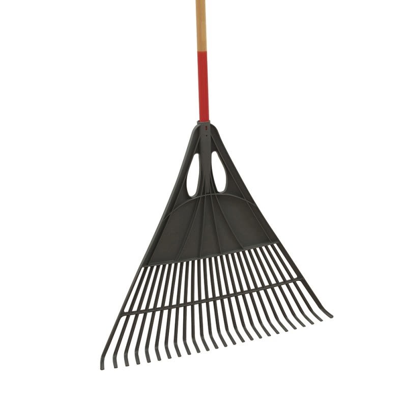 Balai à gazon résine 25 dents émmanchée 110cm - MERMIER - 985070 - 2
