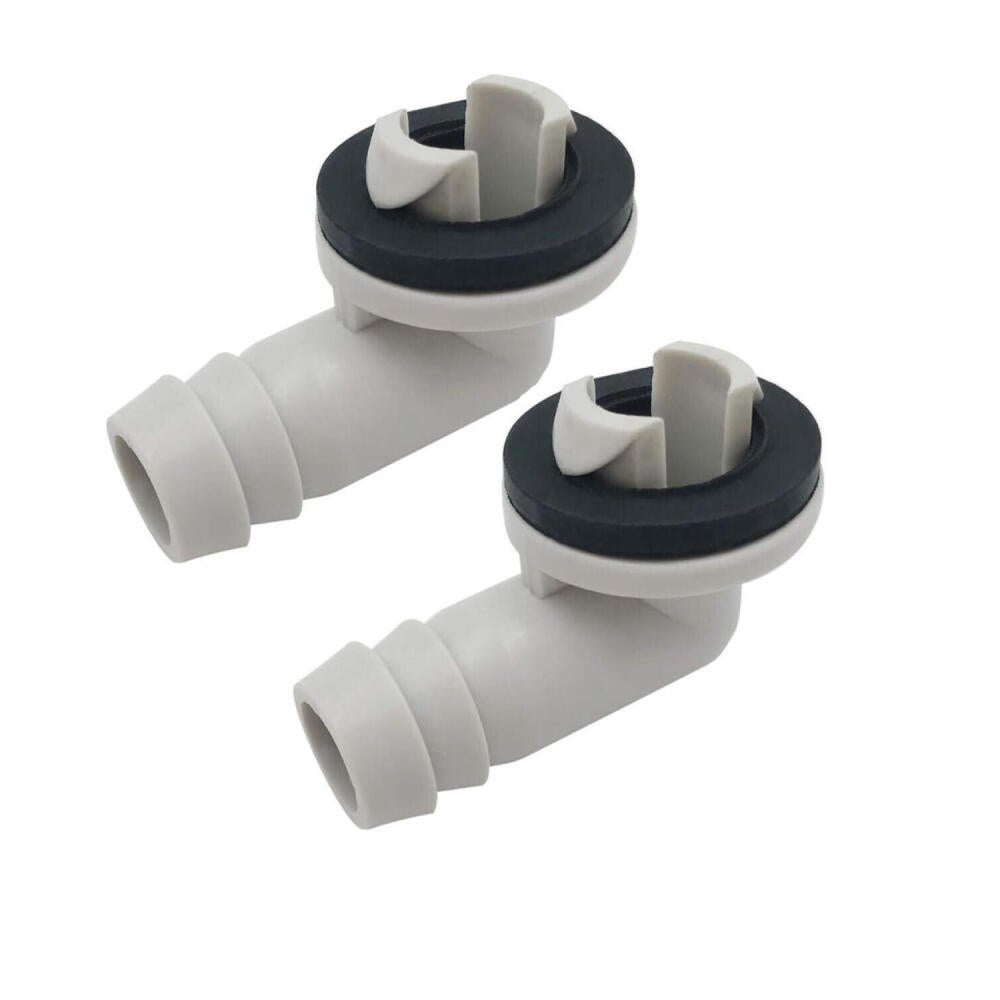 Raccord Coudé 15 Mm Avec Joint Caoutchouc – Adaptateur Drainage Climatiseur Mini-Split Et Fenêtre