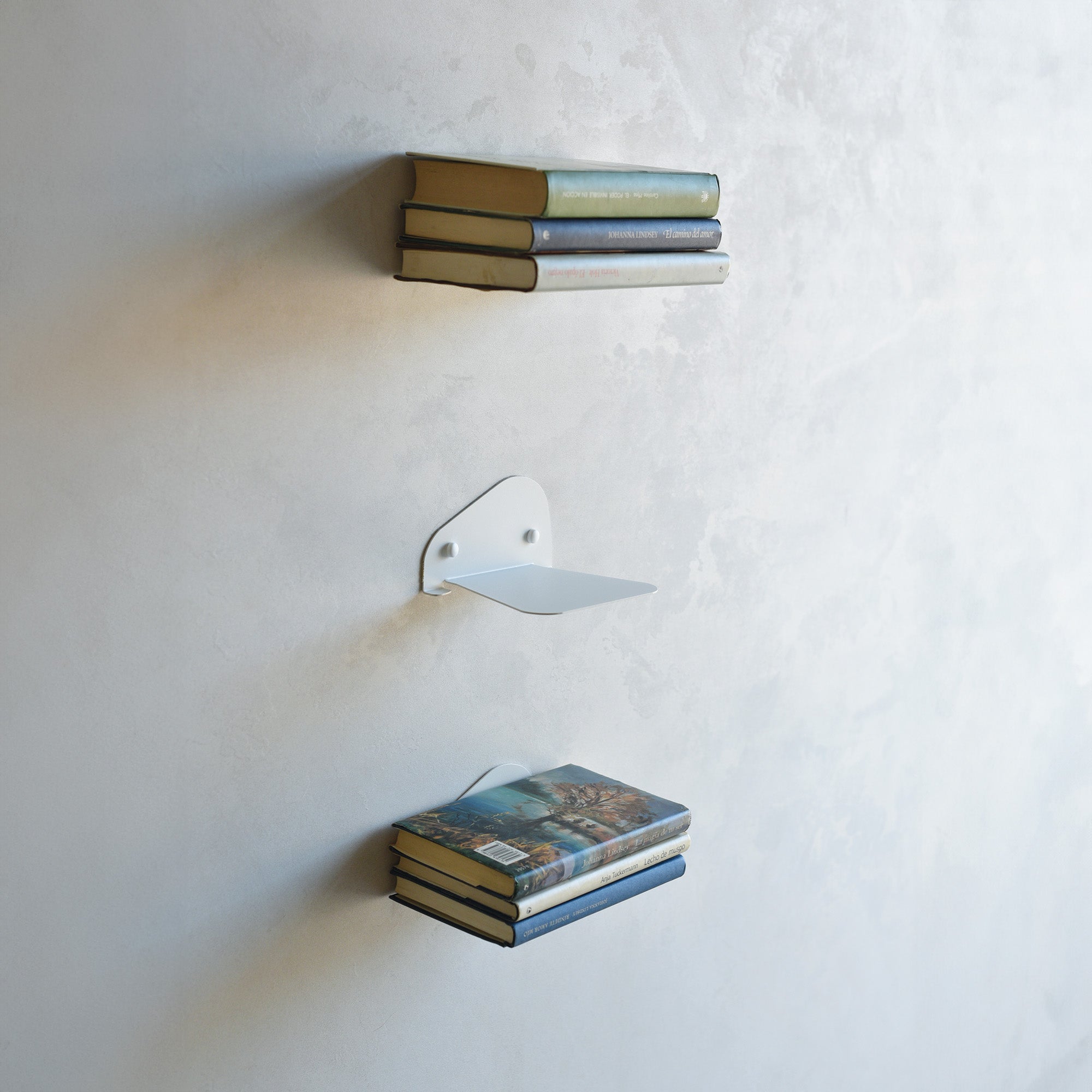 Trukafie Mensola, Mensole da Muro Design Mensole da Parete in Acrilico Trasparente Senza Foratura per Bagno Soggiorno e Camera da Letto Portaspezie Libreria (4
