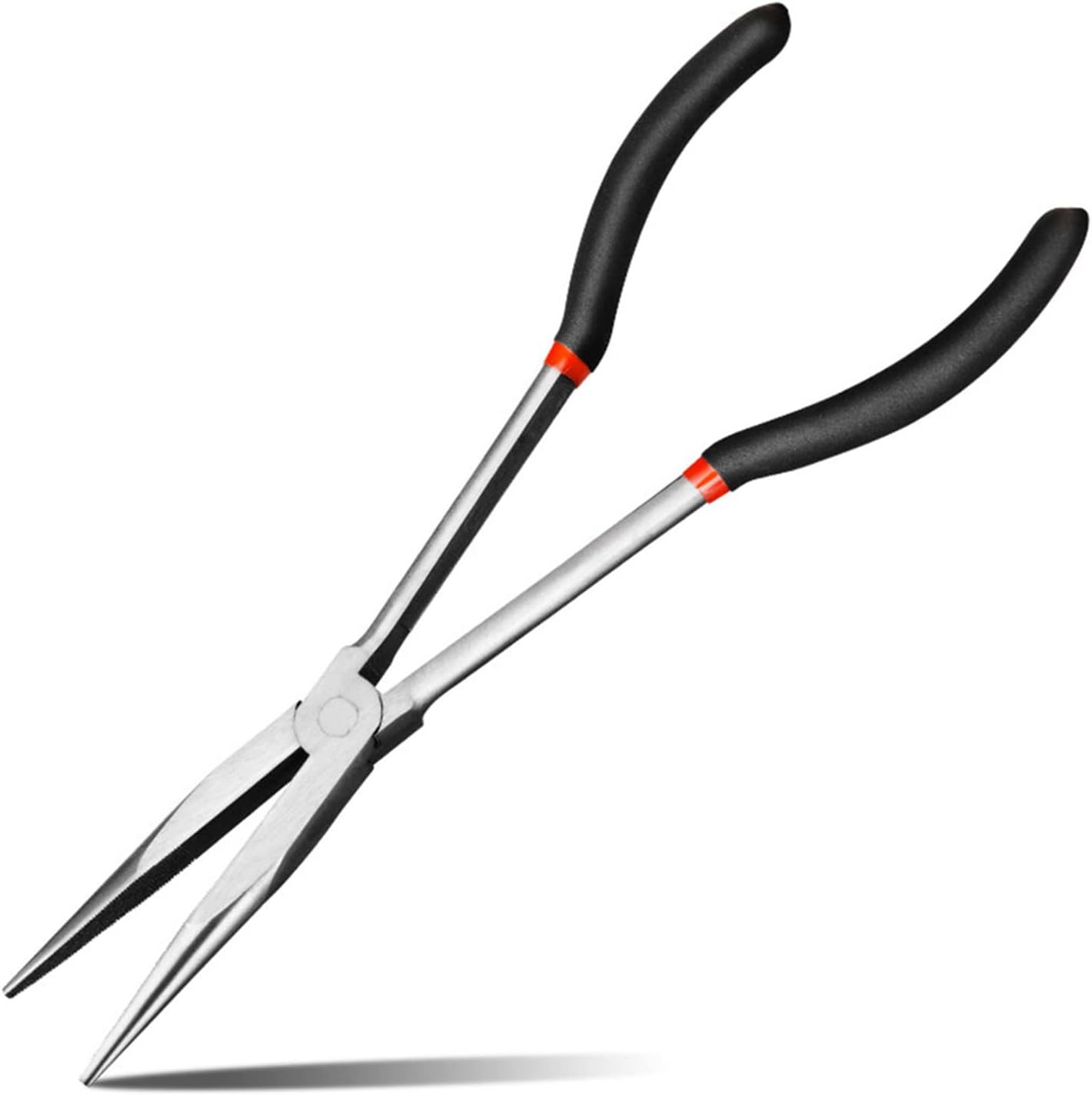 Pęseta prosta, spiczasta, bardzo długa - Pęsety wędkarskie Profesjonalny zestaw narzędzi do napraw ręcznych DIY, wąskie obcinaki do drutu, 280 mm