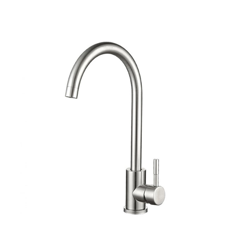 Obrotowa bateria umywalkowa 360°, wysoka bateria jednouchwytowa, dostępna ciepła i zimna woda, wąż