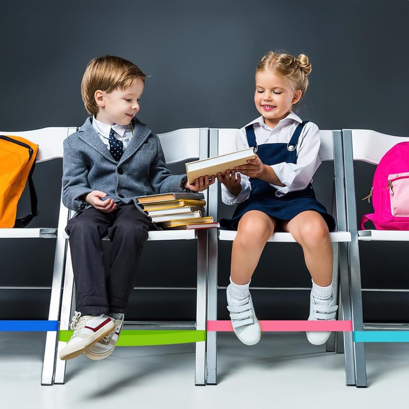 Cinto de atividades para cadeirinha infantil (conjunto de 6), alça para cadeira de reabilitação de TDAH, anel elástico de ioga - 7