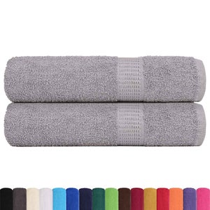 Serviette De Bain Caleffi 100x150 Cm - Coton 450 G/m², Made In Italy