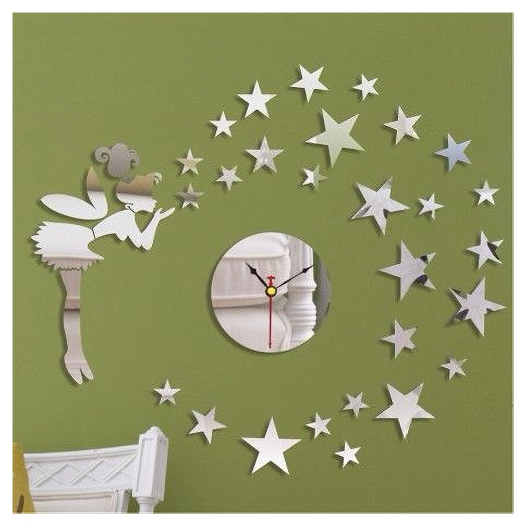 Grande Orologio Da Parete 3D Orologio Da Parete Con Superficie A Specchio Creativa Fai-da-te Orologio Da 130 Cm Senza Cornice Per Soggiorno In Ufficio Scolastico Domestico
