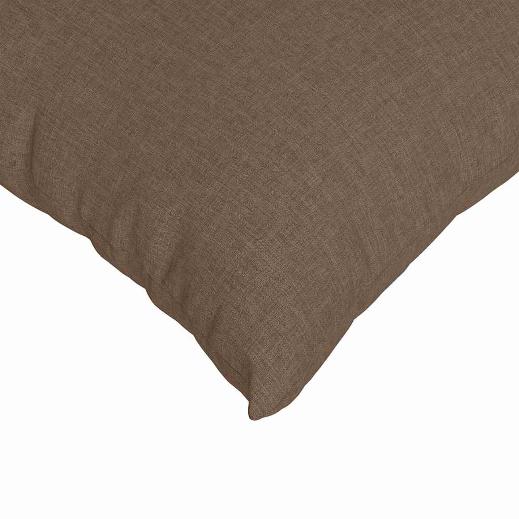 Coussins de canapé 2 pcs Marron 60 x 60 cm tissu vidaXL - 7