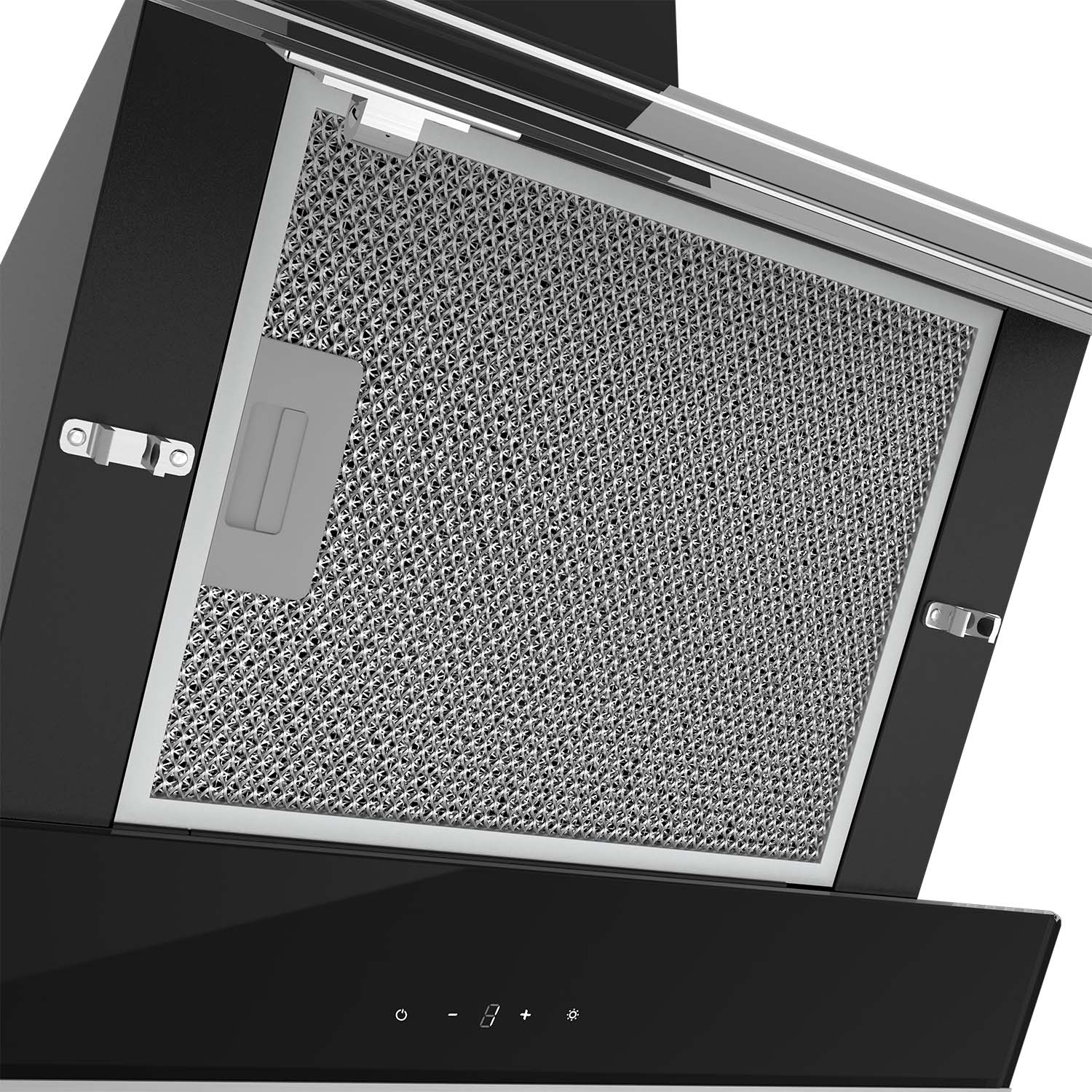 CIARRA Hotte Tactile 60cm 650 m3/h Classe A+++ 4 Vitesses Booster Wi-Fi Connecté Touche Tactile Verre Noir 736NBK60 - 7